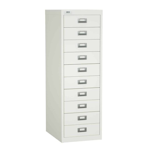 OHX 10 Multi-Drawer Cabinet with Sliding Rails – White