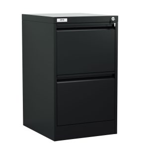 OHX 2-Drawer Filing Cabinet – Black