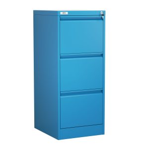 OHX 3 drawer filing cabinet blue