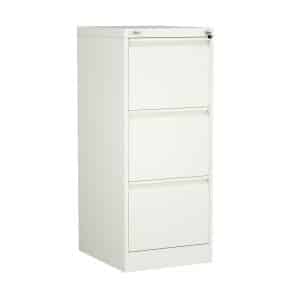 OHX 3 drawer filing cabinet white