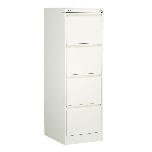 OHX 4 drawer filing cabinet white